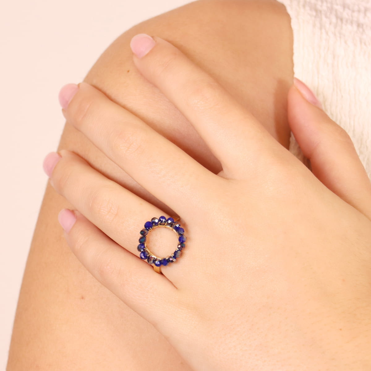 Anillo Levity Whisper Azul Anartxy