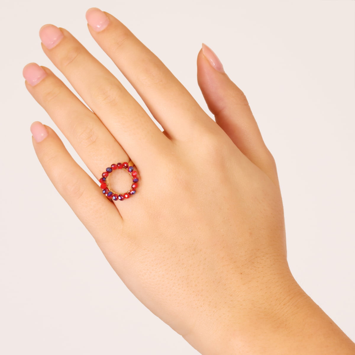 Anillo Levity Whisper Rojo Anartxy
