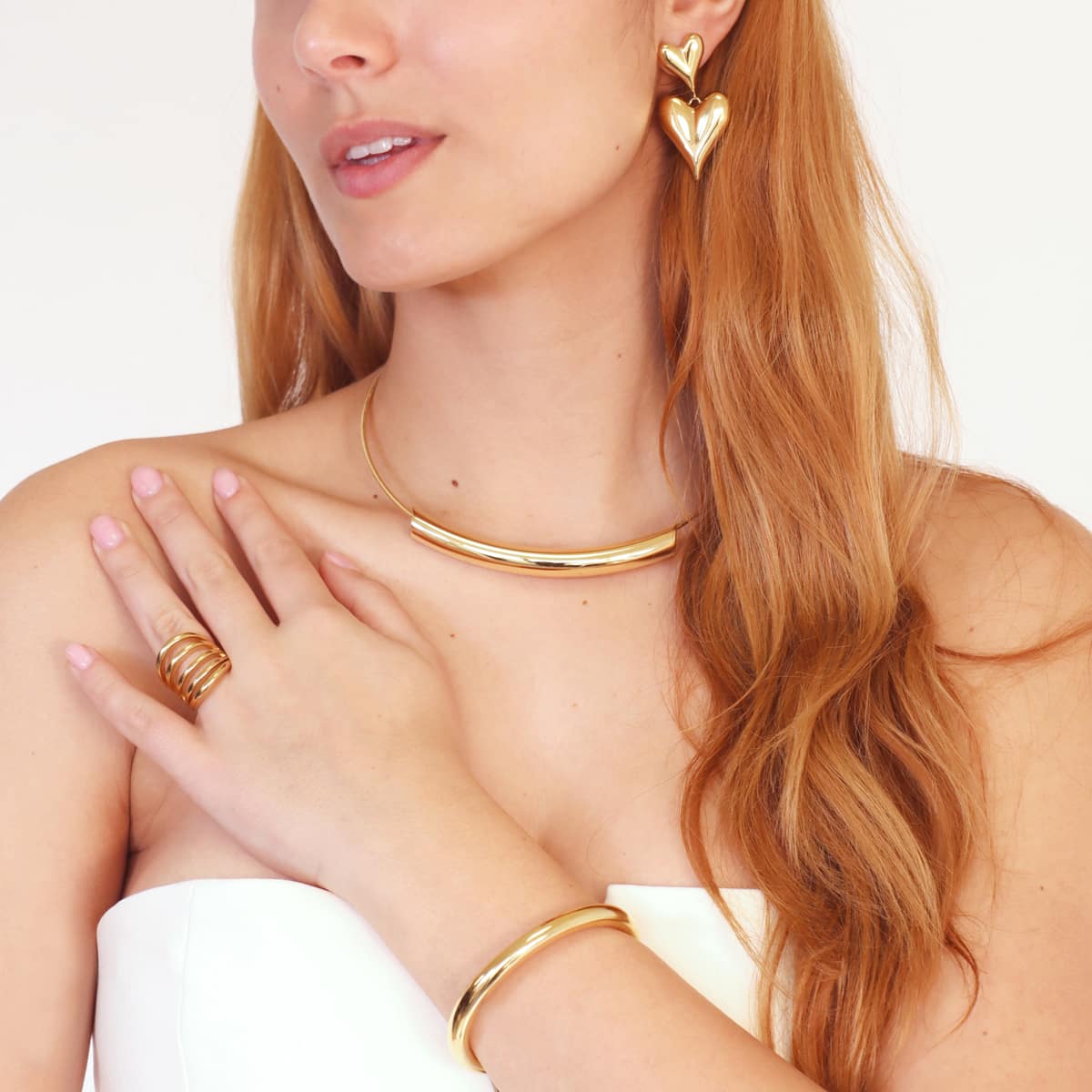 Anillo Summer Essentials Tiers Dorado Anartxy