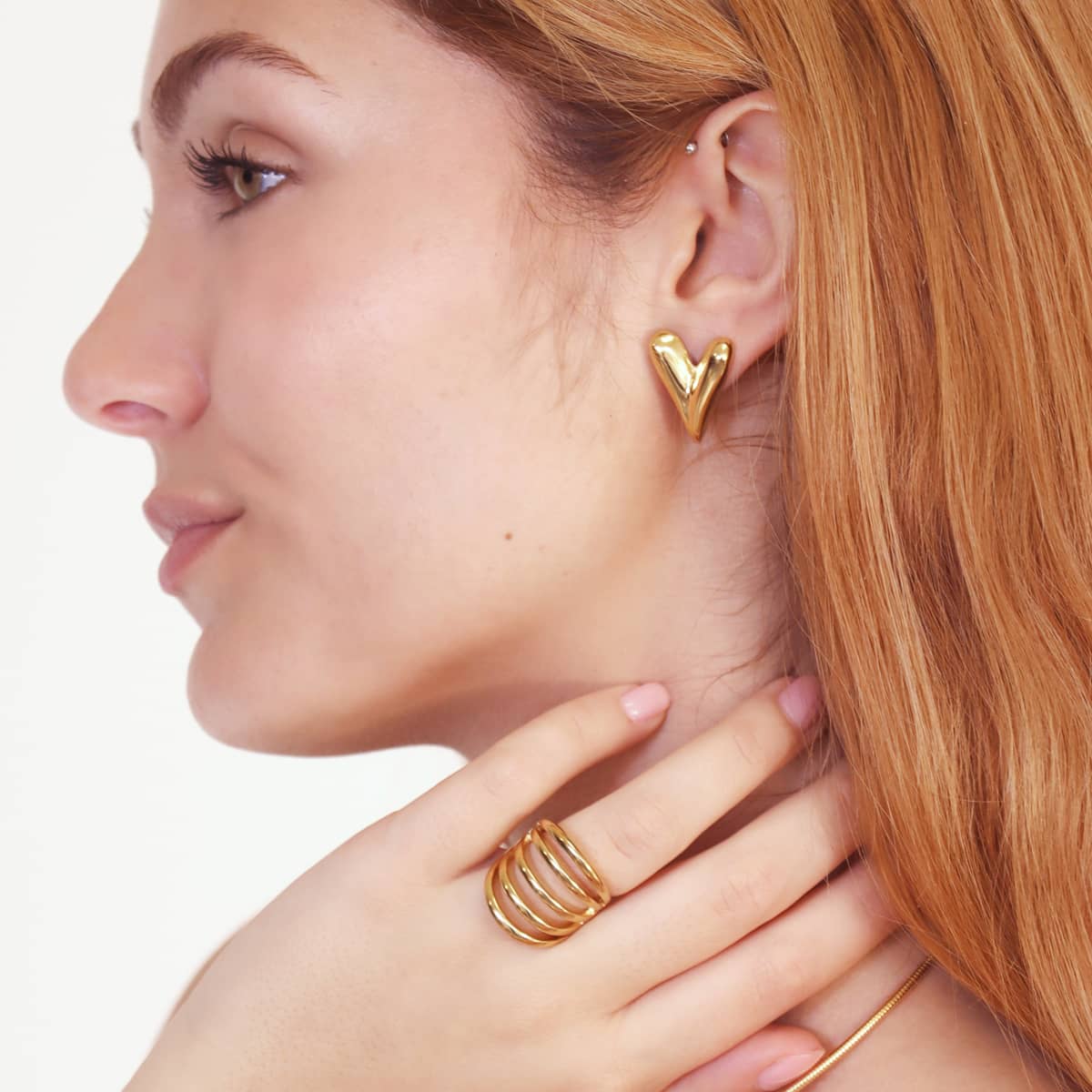 Anillo Summer Essentials Tiers Dorado Anartxy