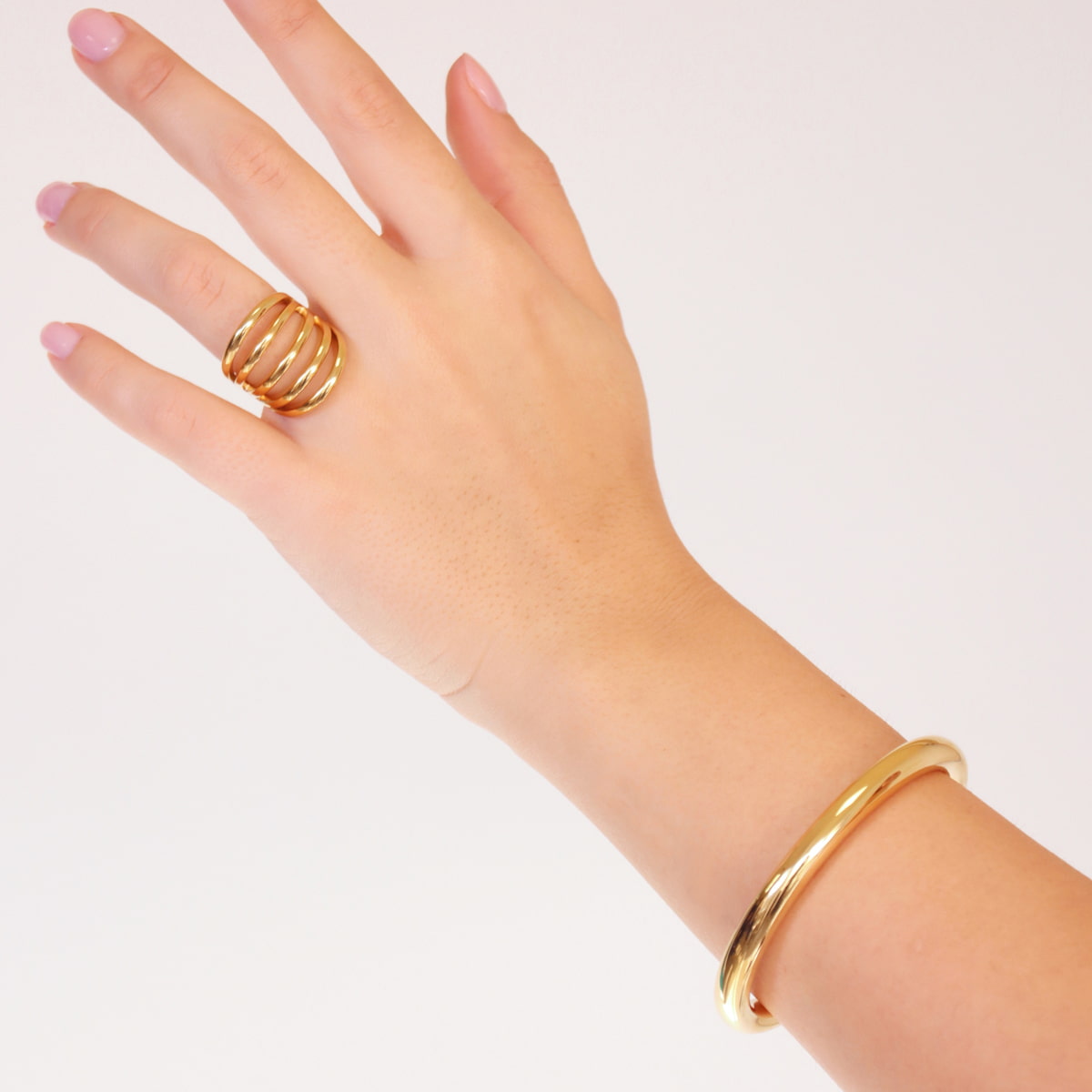 Anillo Summer Essentials Tiers Dorado Anartxy
