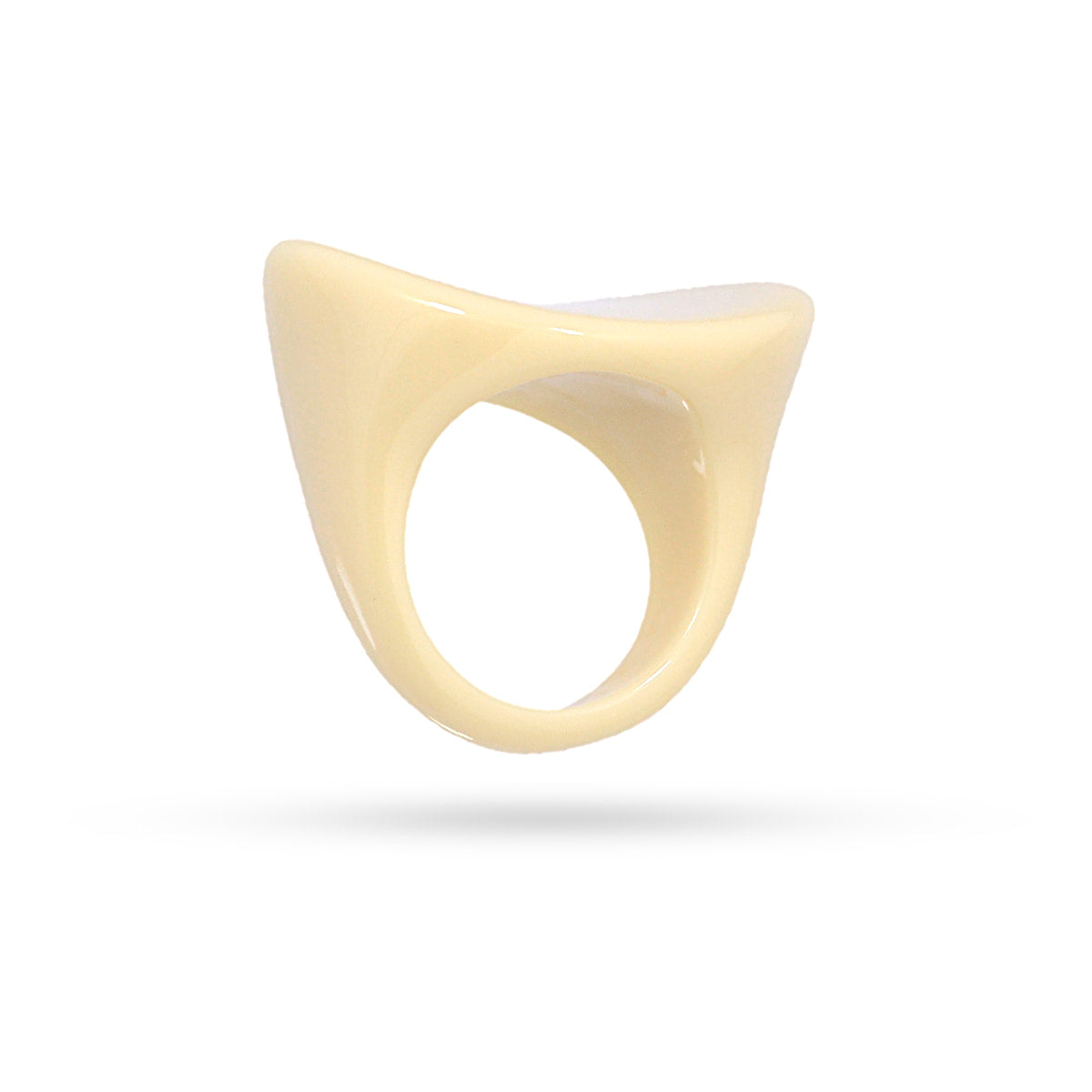 Anillo Resin Cream Beige Anartxy