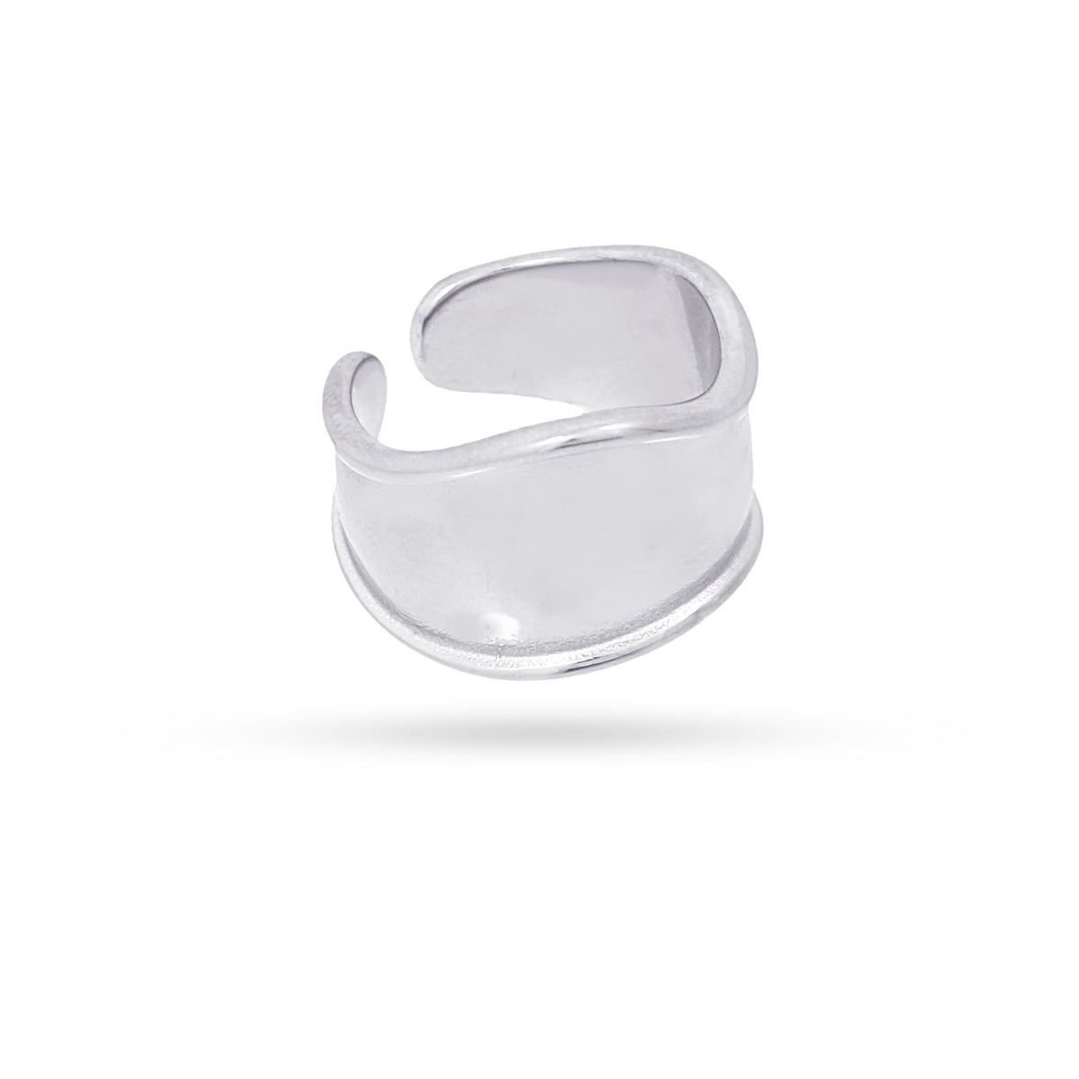 Anillo Waves Flow Plateado Anartxy