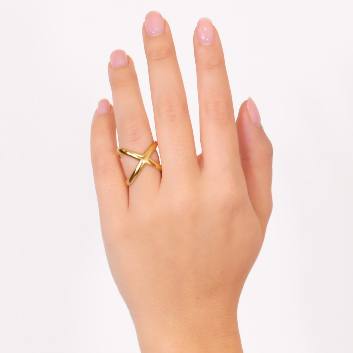 Anillo Waves Orbit Dorado Anartxy