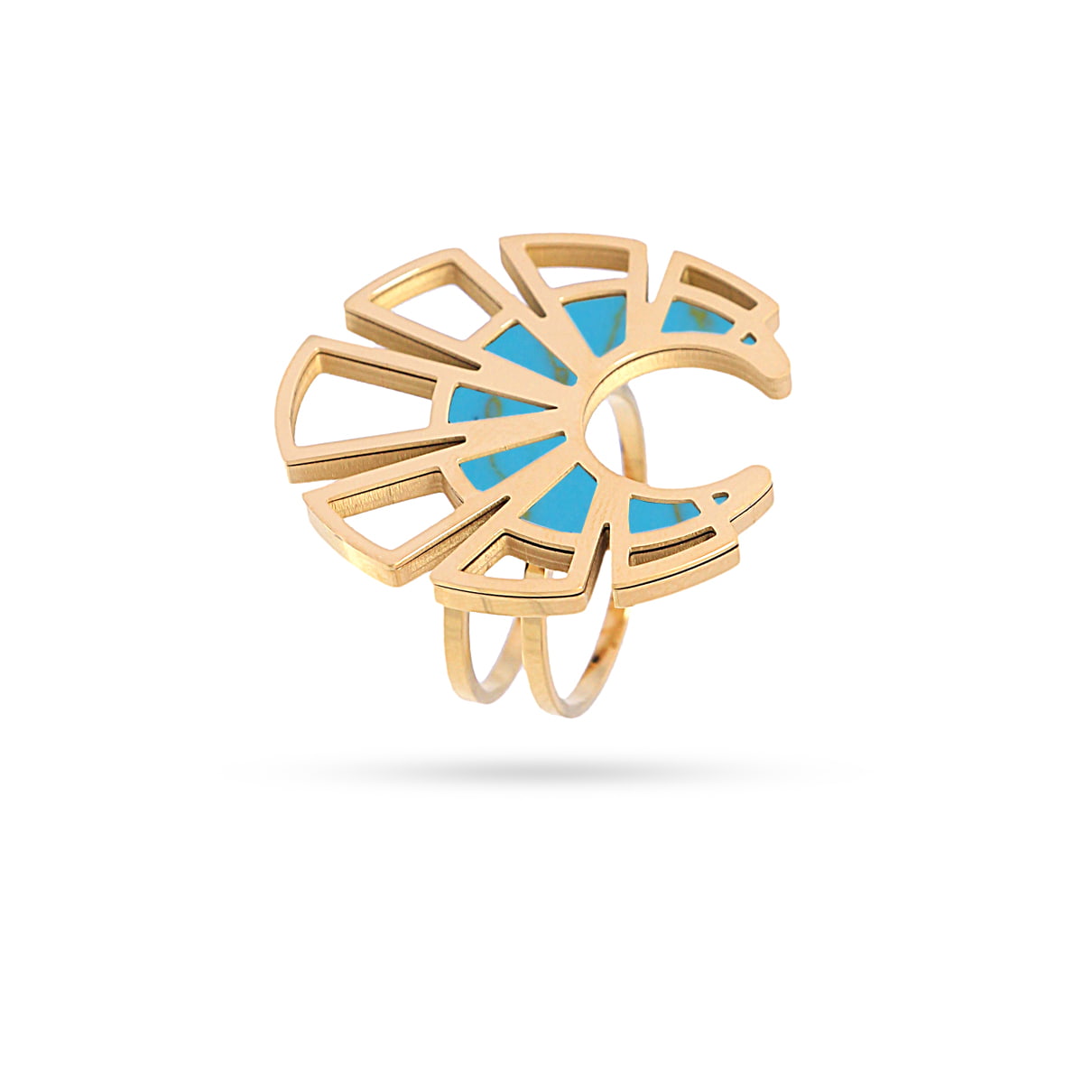 Anillo Breeze Zephyra Turquesa Anartxy