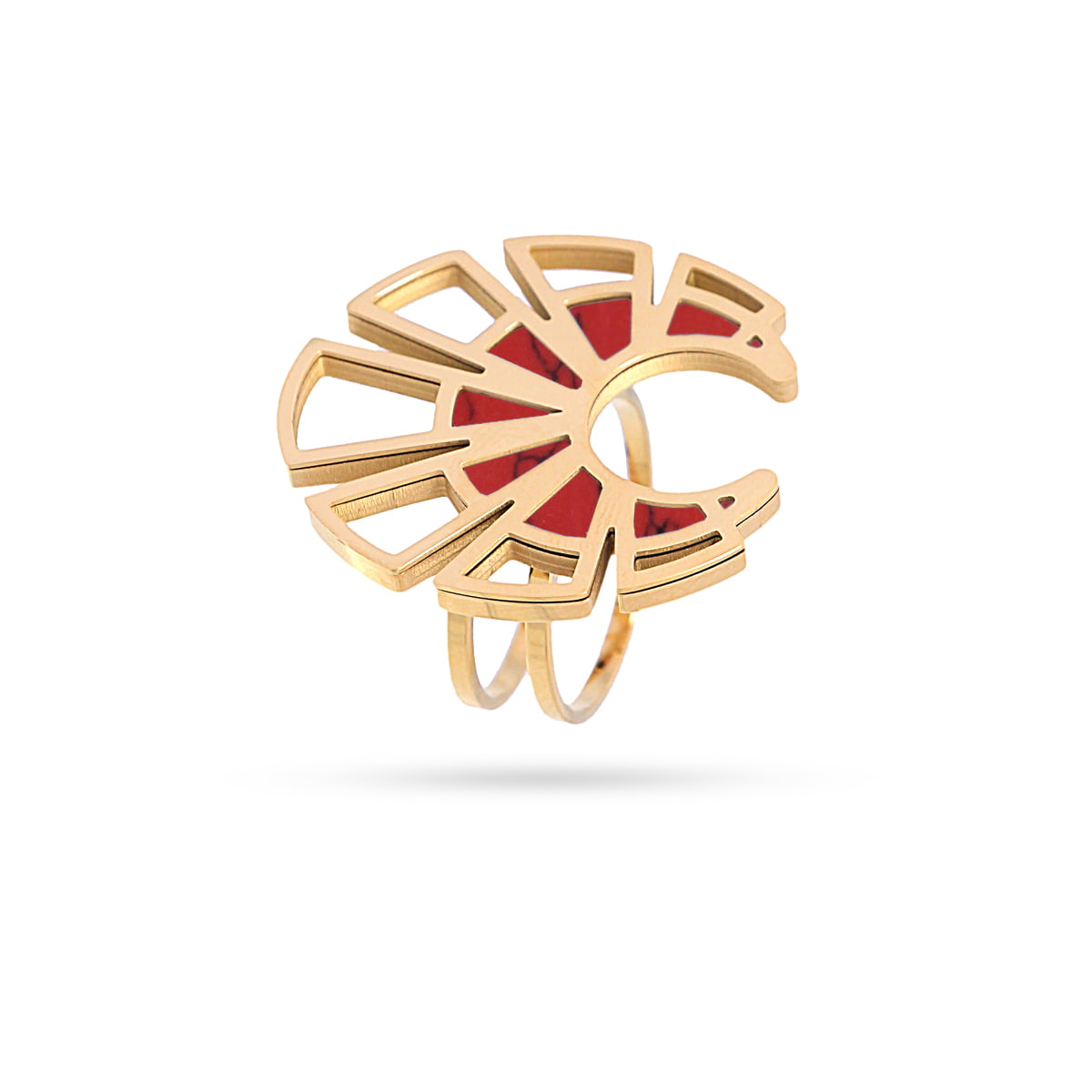 Anillo Breeze Zephyra Rojo Anartxy