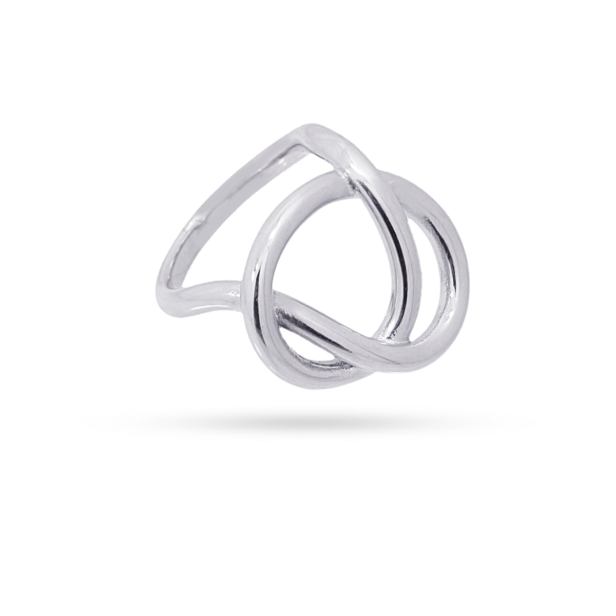 Anillo Waves Knot Plateado Anartxy