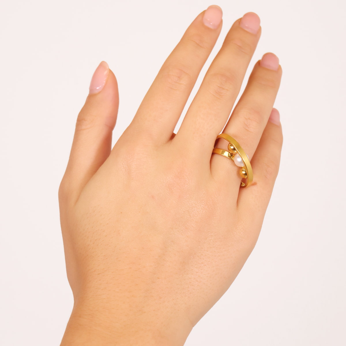 Anillo Orbit Gilded