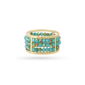 Anillo Levity Mossy Turquesa Anartxy