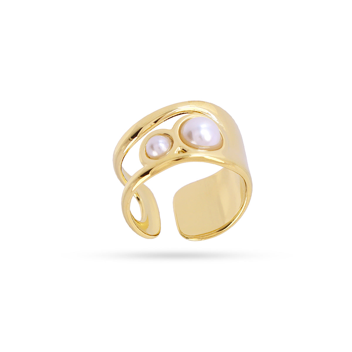 Anillo Waves Liora Blanco Anartxy