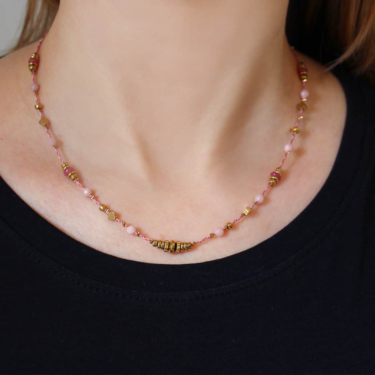 Collar Xarraca Rosa Anartxy