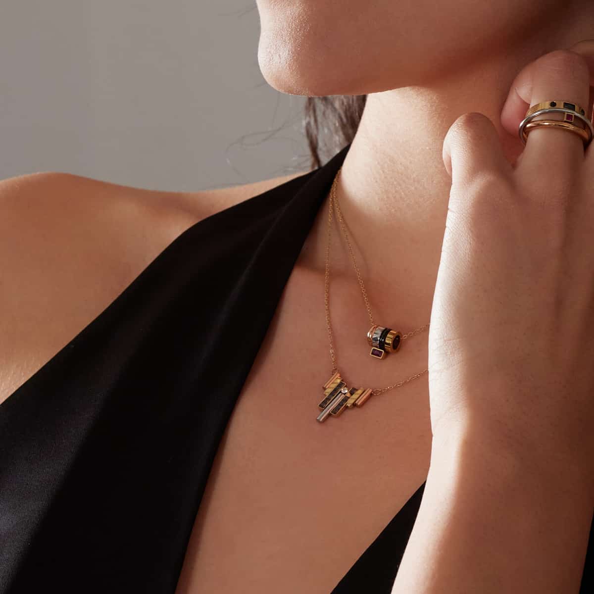 Collar Roraima Combinado metalizado Anartxy