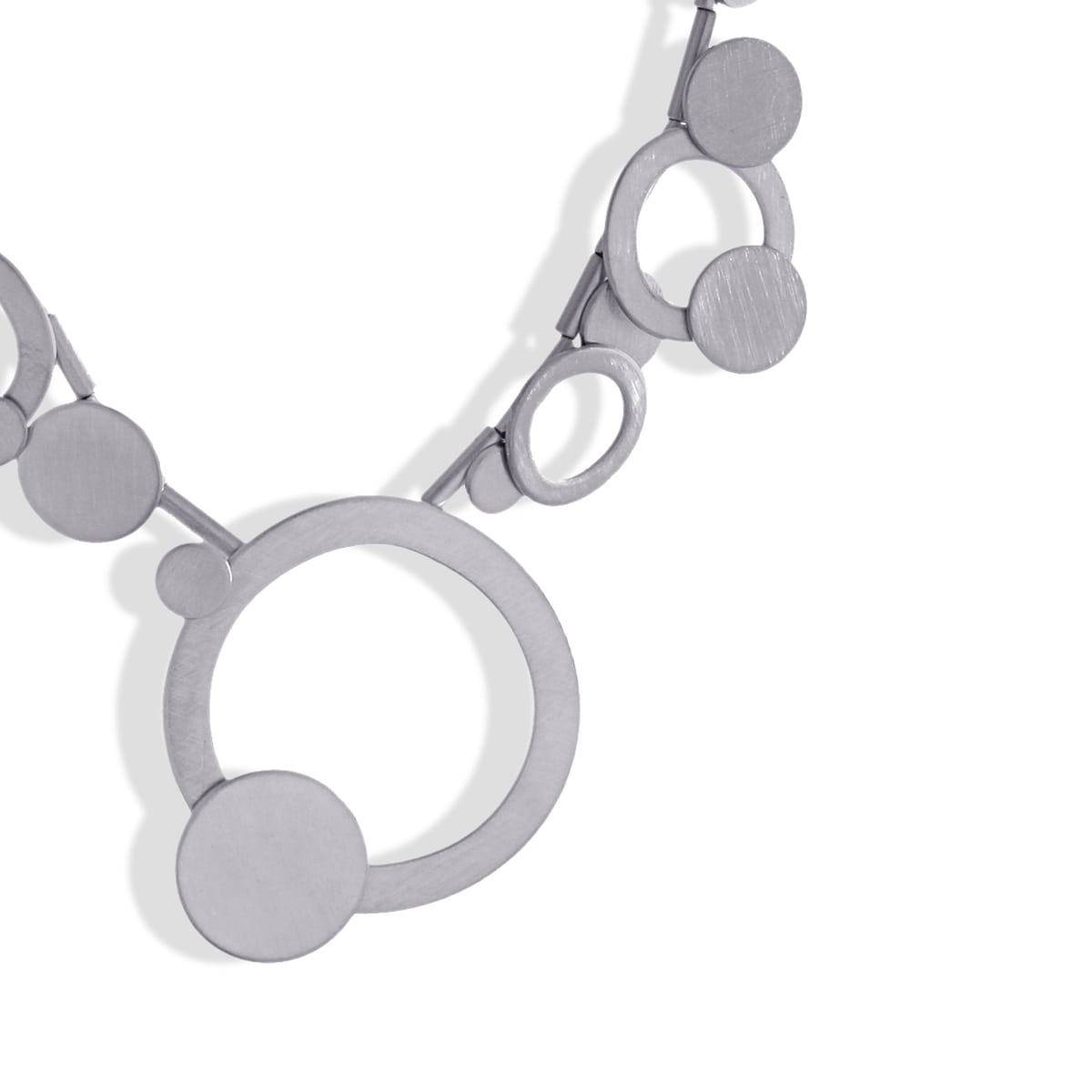 Collar Tirana Plateado Anartxy