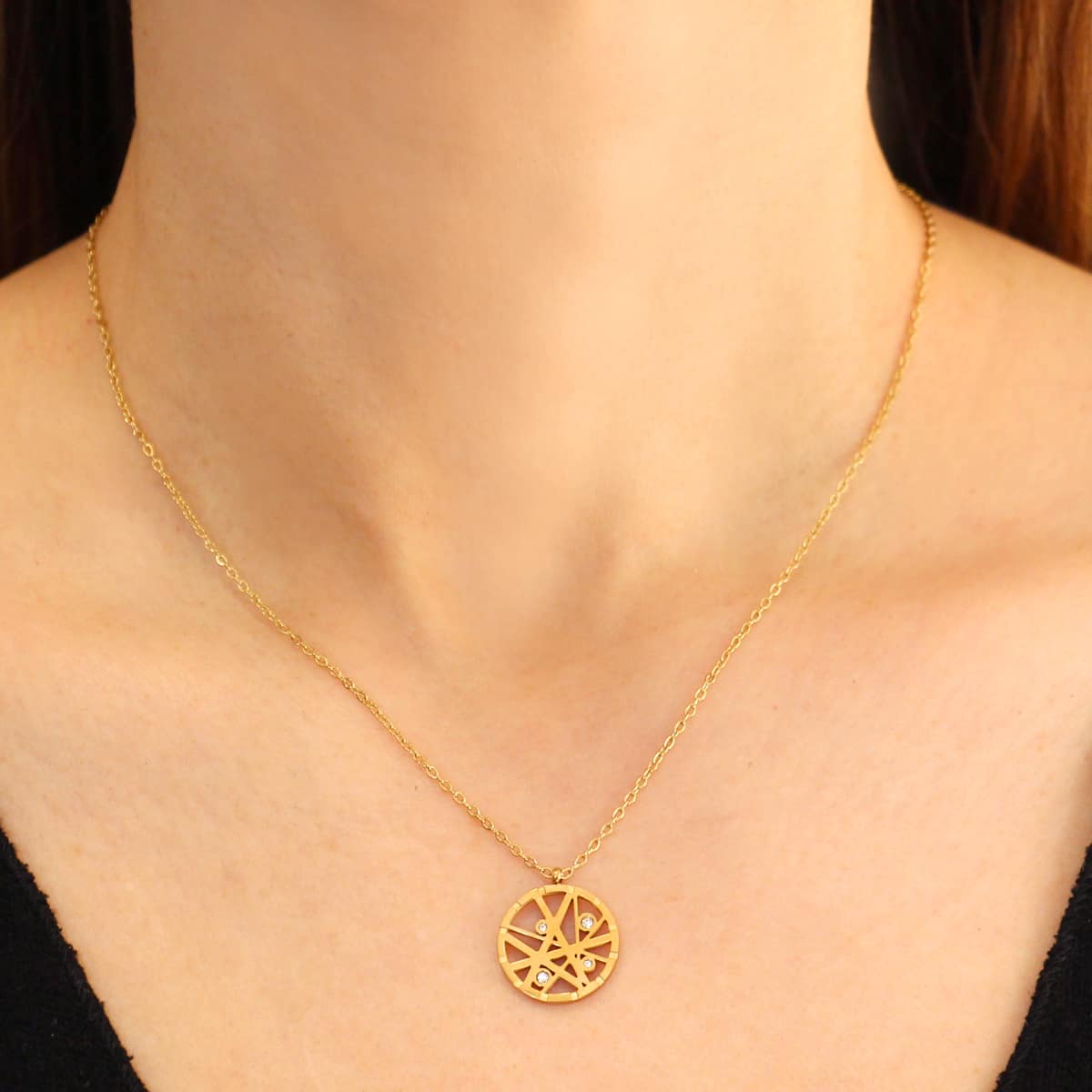 Collar Mercurio Dorado Anartxy