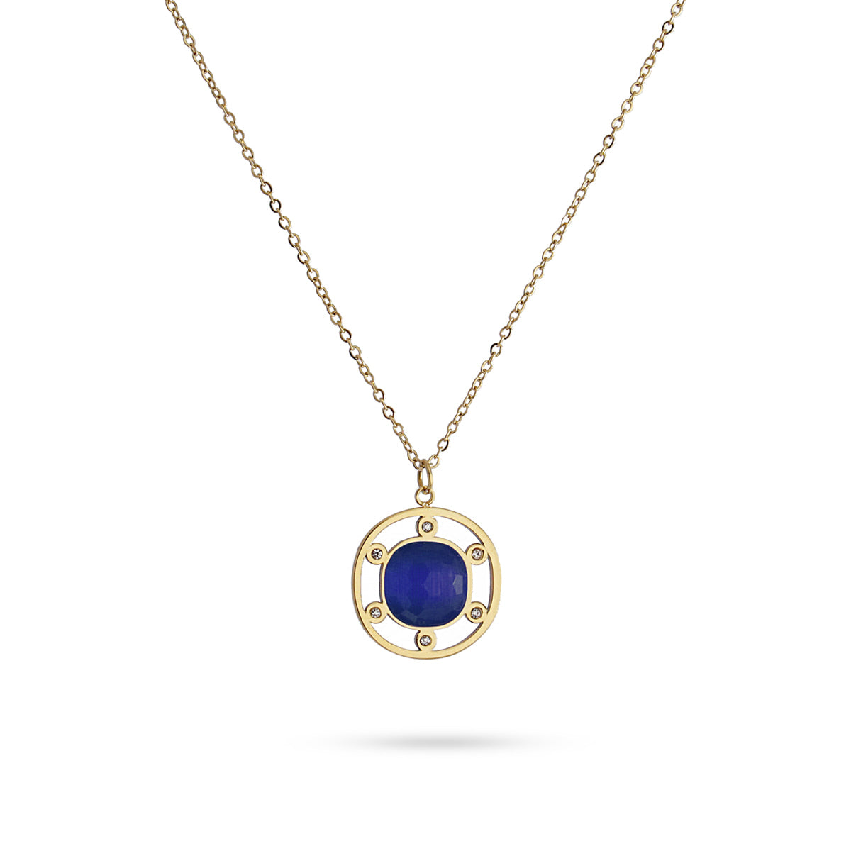 Collar Anturio Azul Anartxy