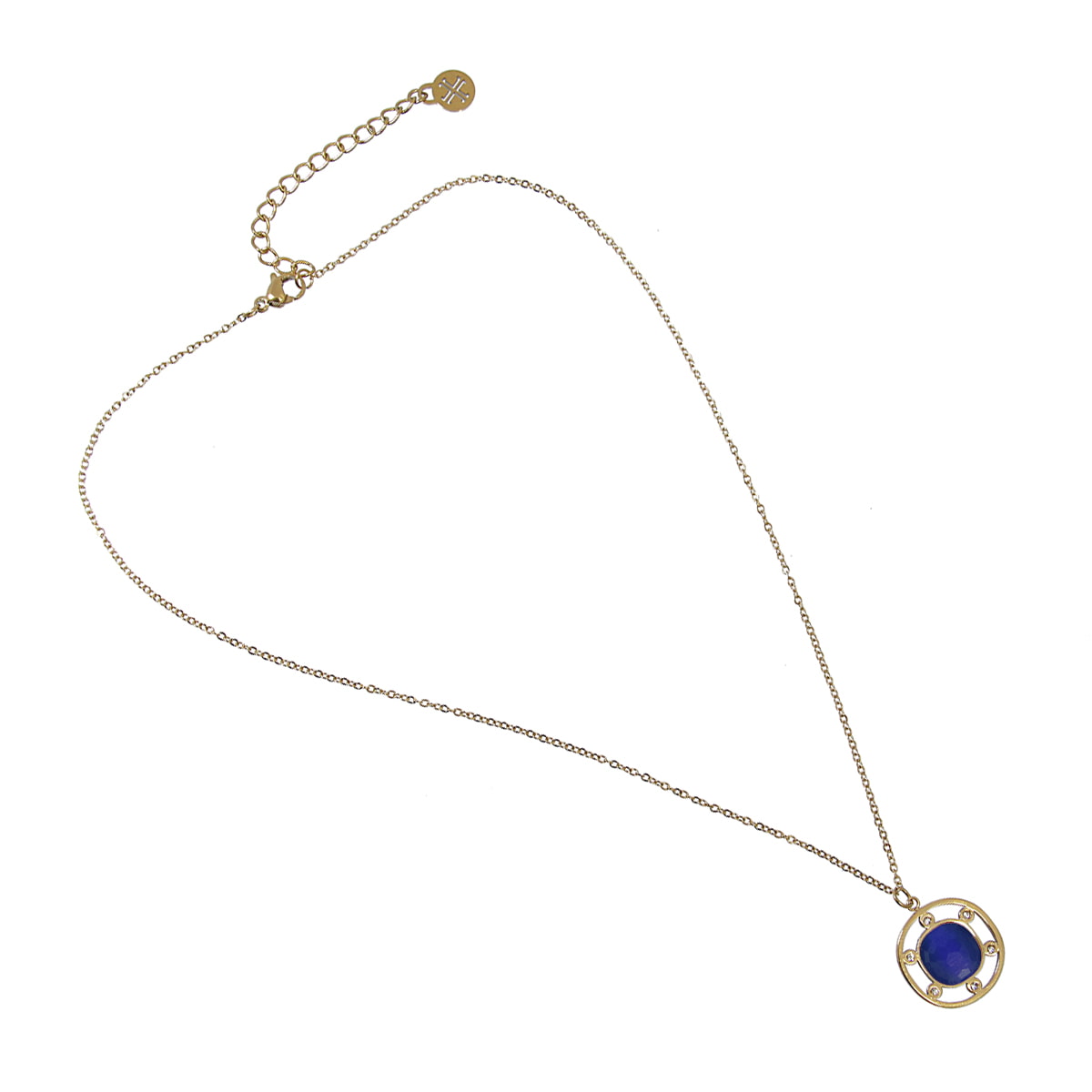 Collar Anturio Azul Anartxy