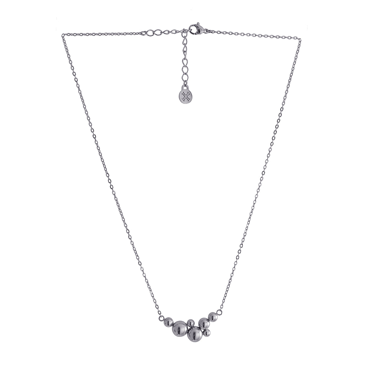 Collar Aloisa Plateado Anartxy