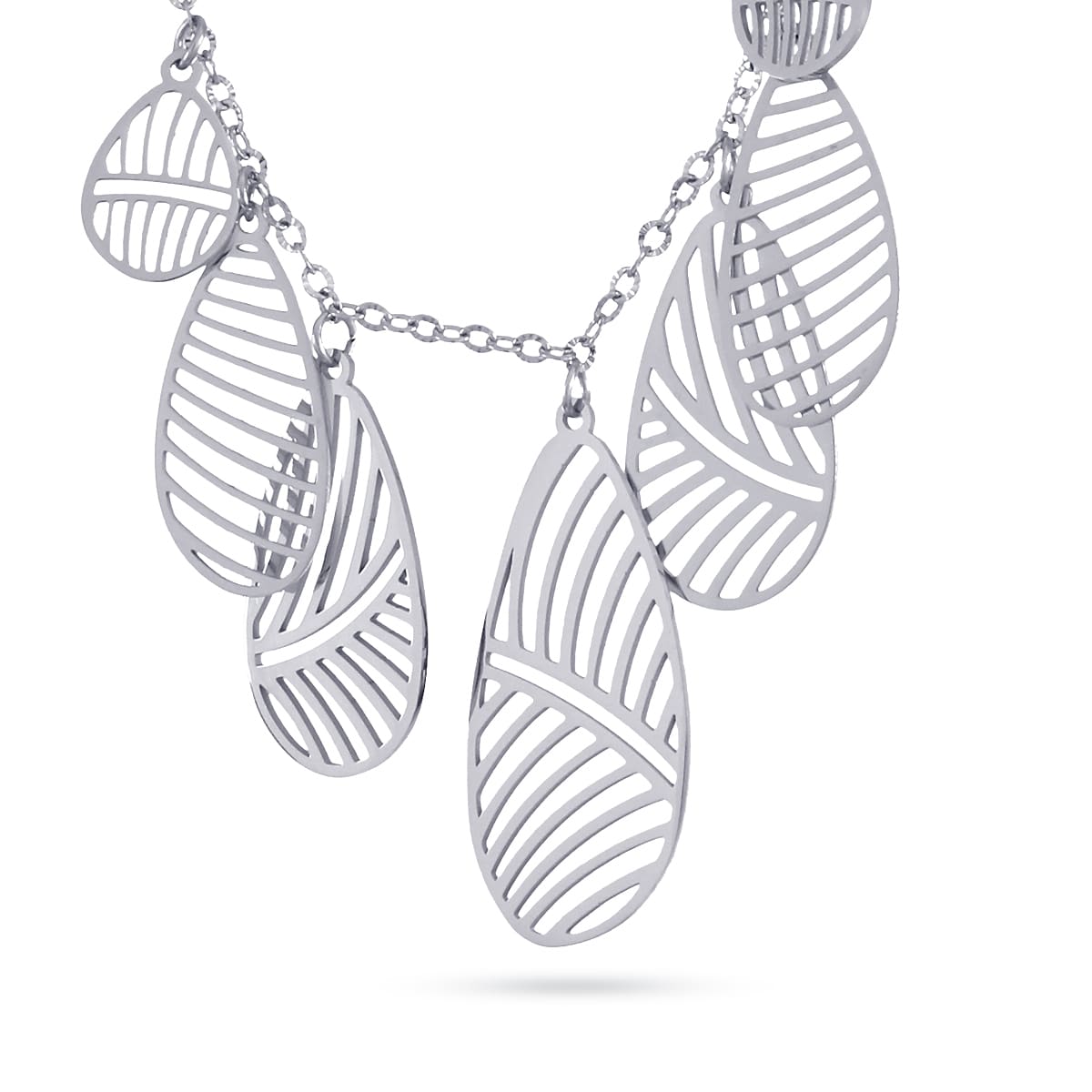 Collar Oasis Palms Plateado Anartxy