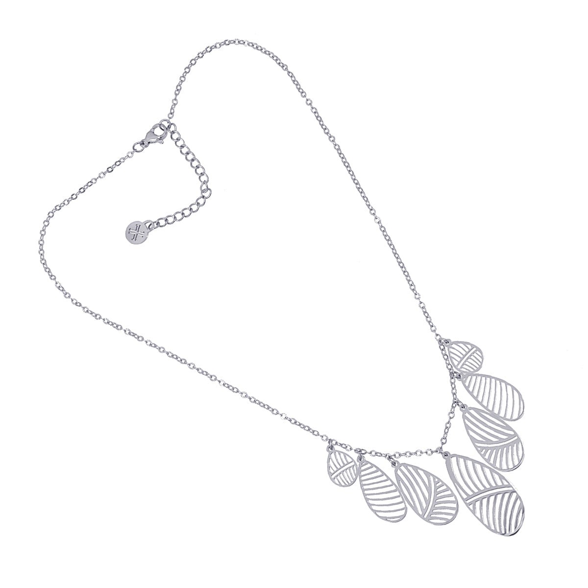 Collar Oasis Palms Plateado Anartxy