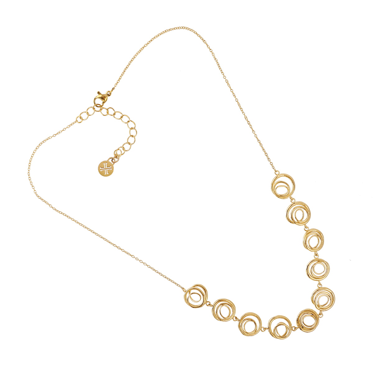 Collar Liquid Whirl Dorado Anartxy