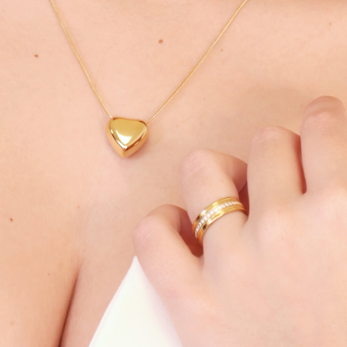 Collar Summer Essentials Amour Dorado Anartxy