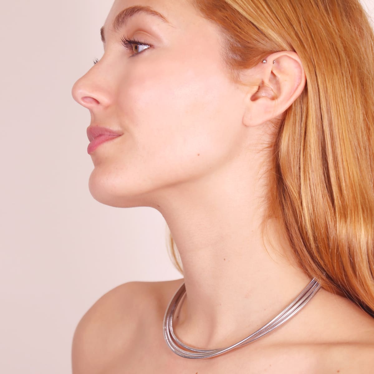 Collar Tubogas Mirage Plateado Anartxy