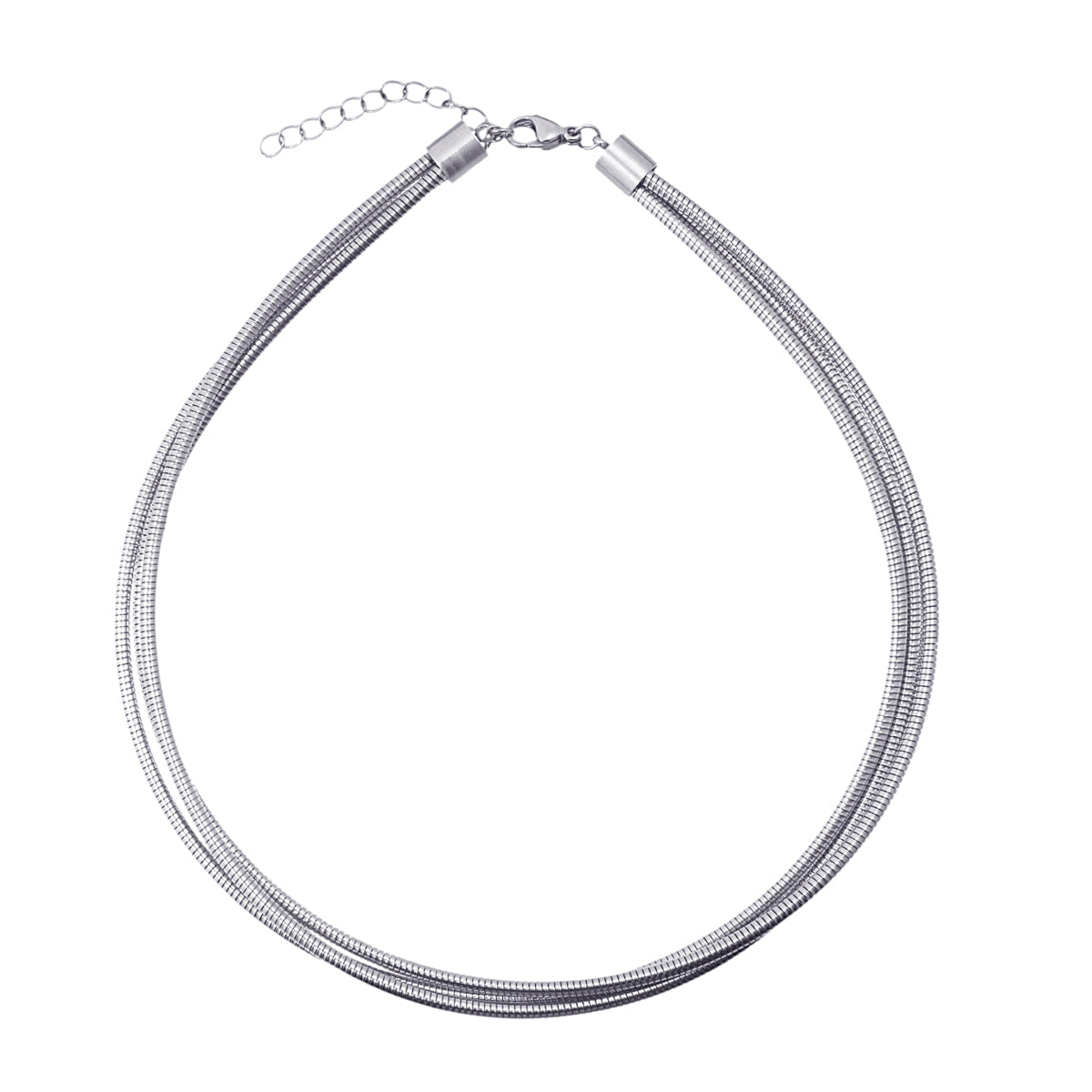 Collar Tubogas Mirage Plateado Anartxy