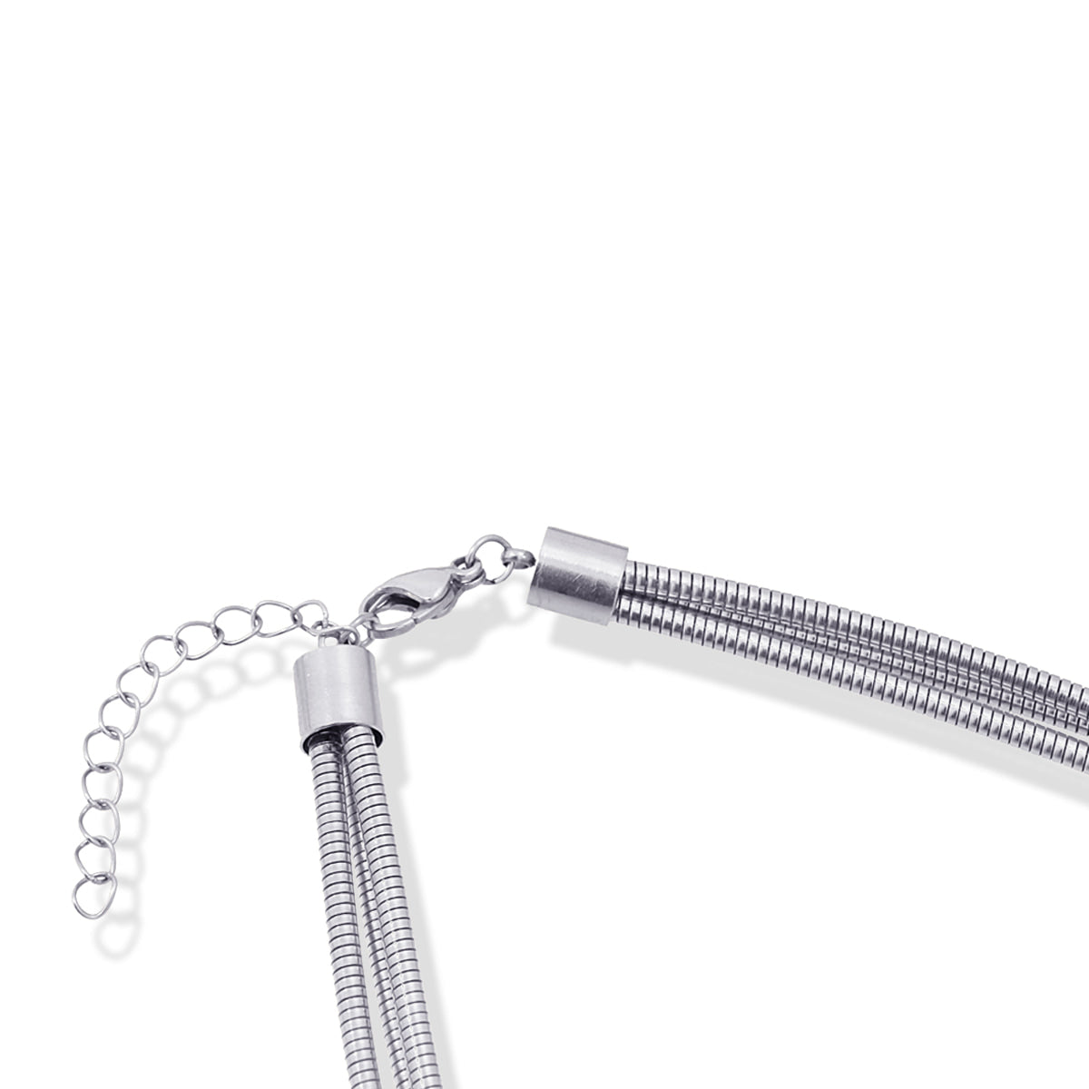 Collar Tubogas Mirage Plateado Anartxy