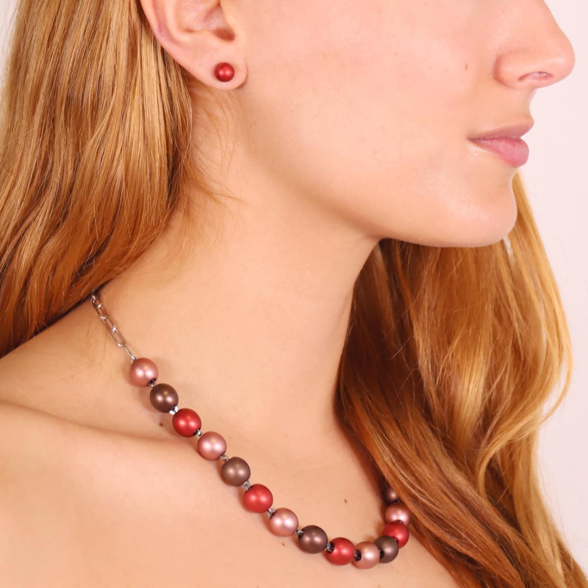 Collar Frost Radiance Rojo Anartxy