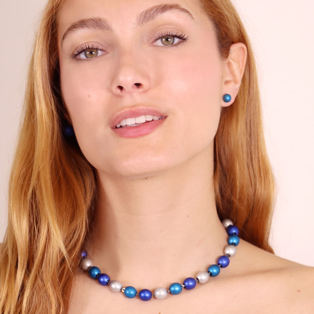 Collar Frost Radiance Azul Anartxy