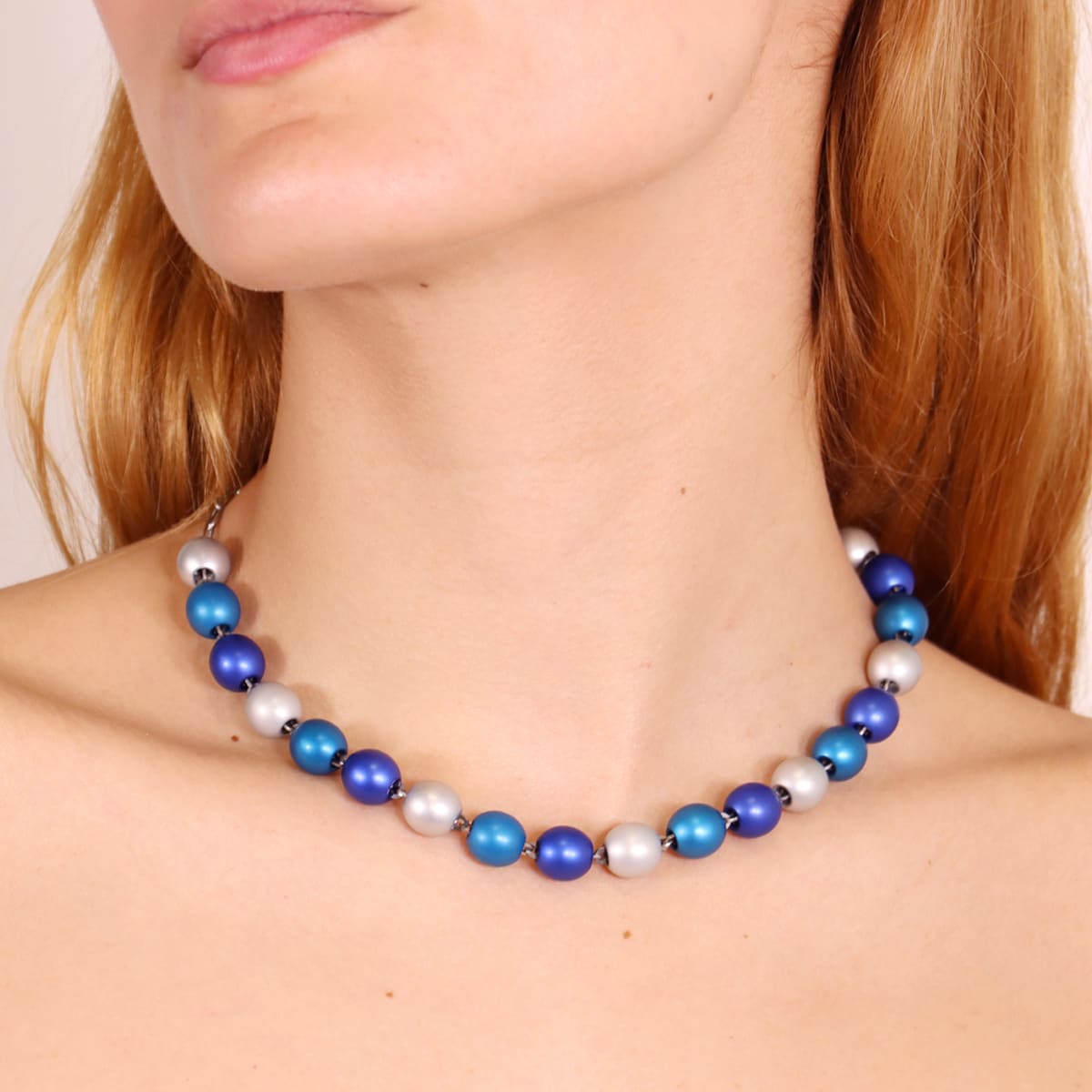 Collar Frost Radiance Azul Anartxy