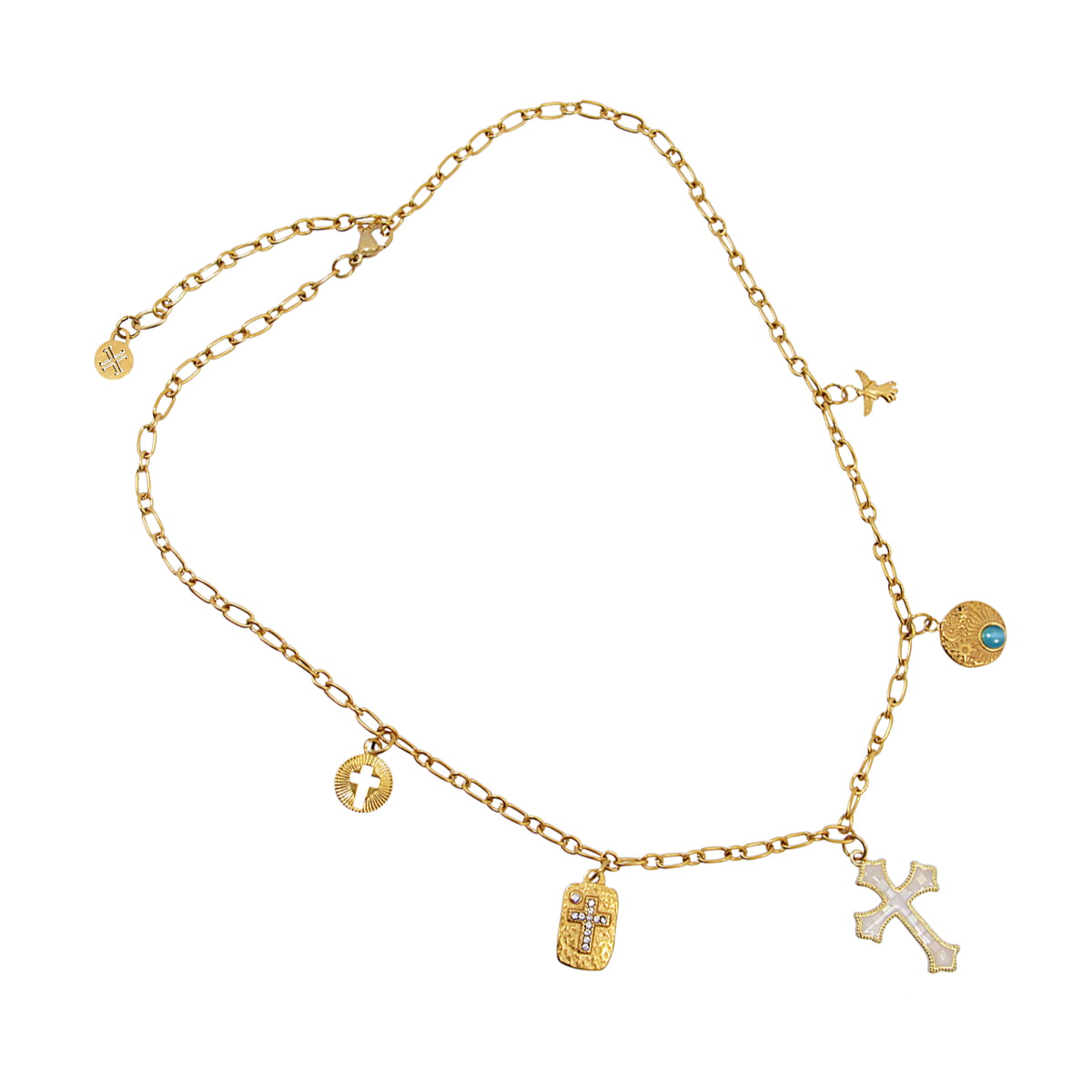 Collar Luminaria Dorado Anartxy