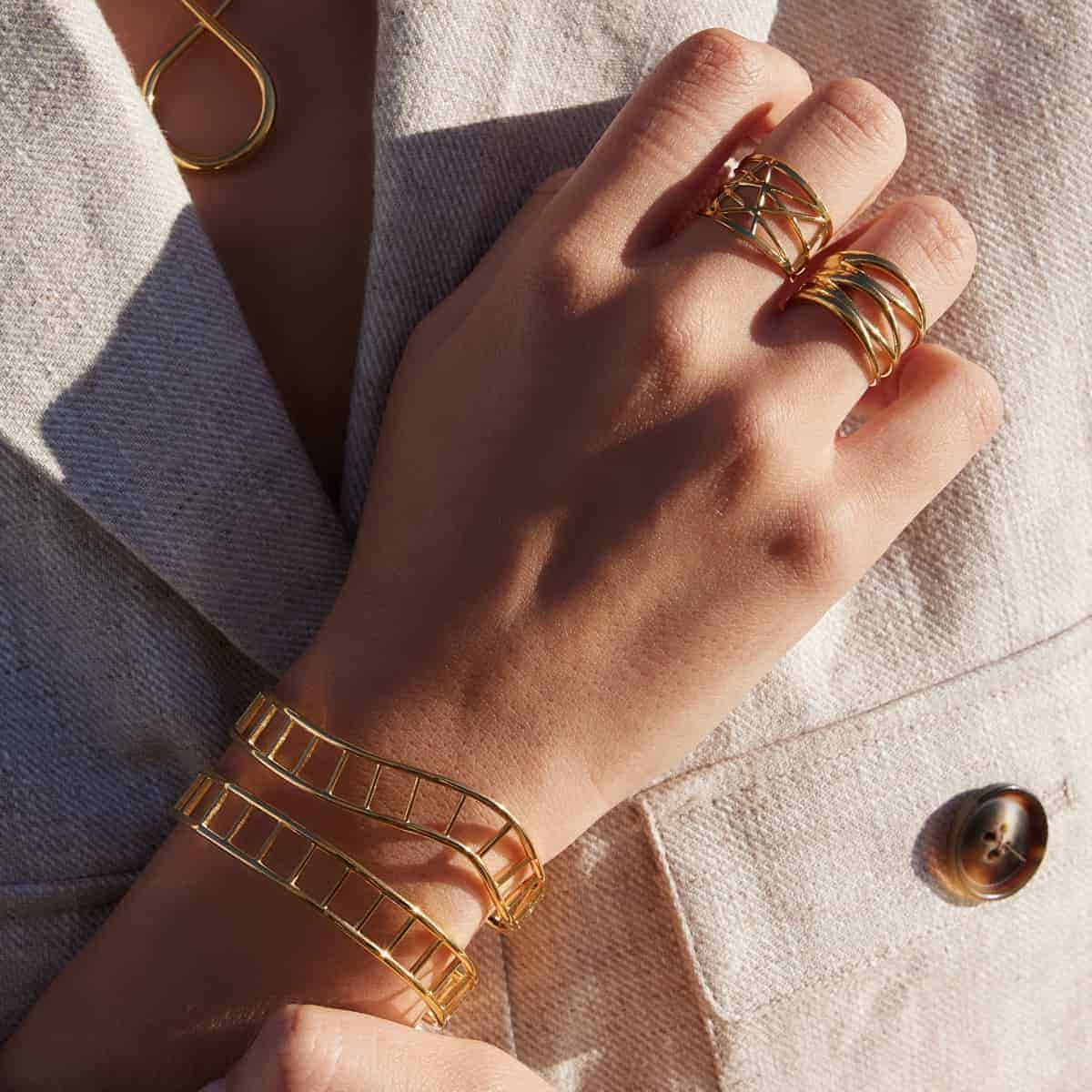 Pulsera Rabat Dorado Anartxy