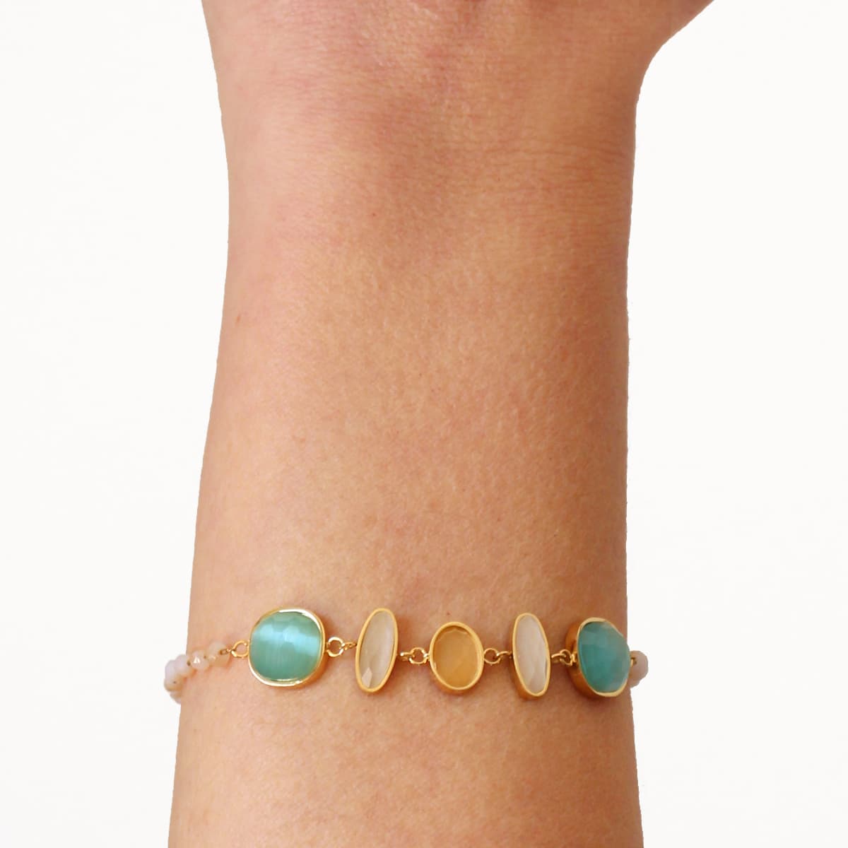 Pulsera Azafrán Beige Anartxy