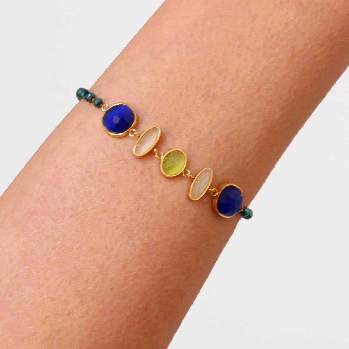 Pulsera Azafrán Verde Anartxy