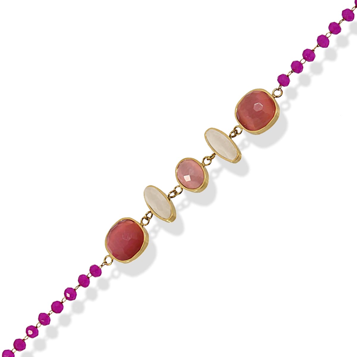 Pulsera Azafrán Rosa Anartxy
