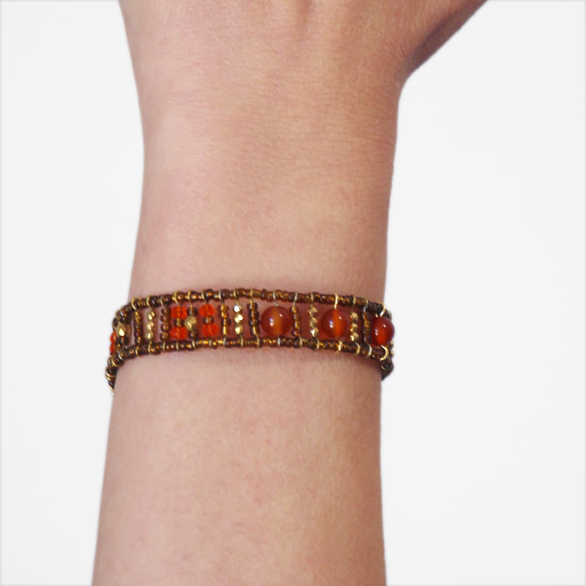 Pulsera Azum Marrón Anartxy