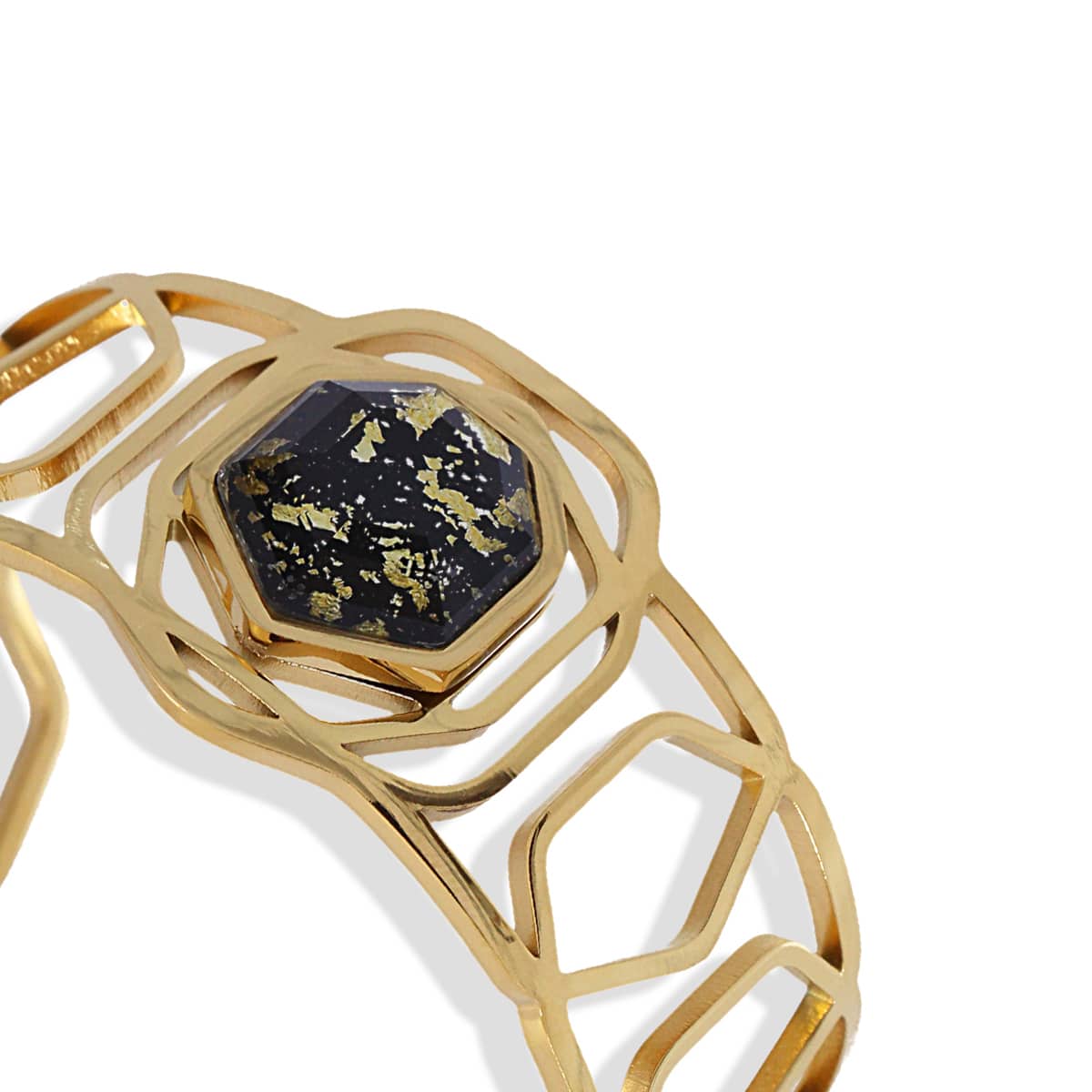 Pulsera Áster Negro Anartxy