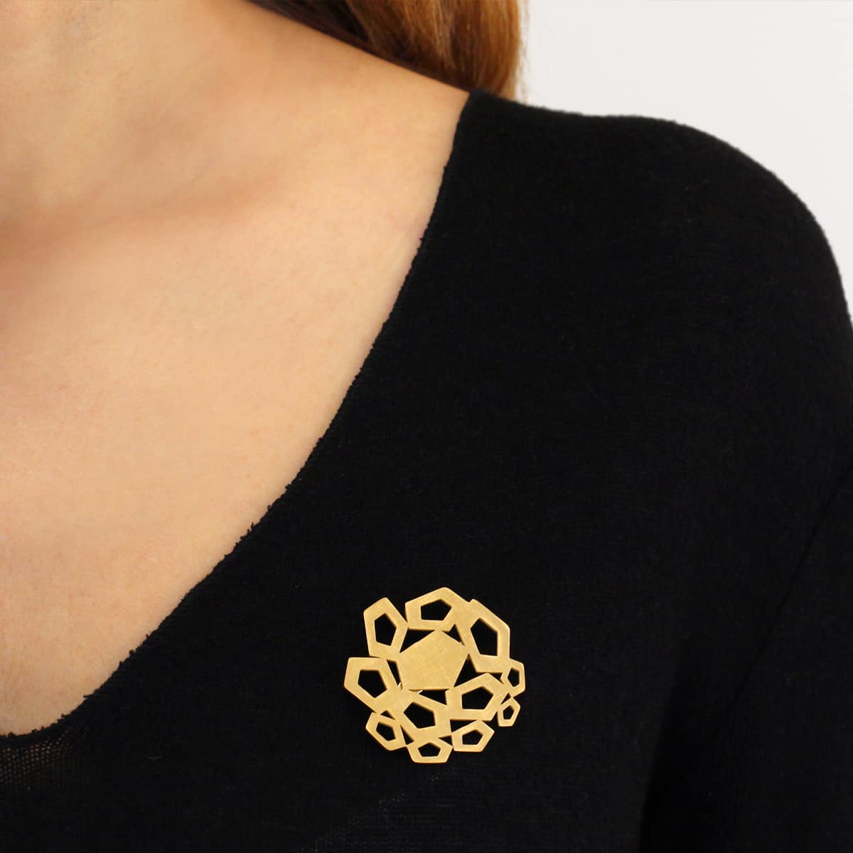 Broche Arhus Dorado Anartxy