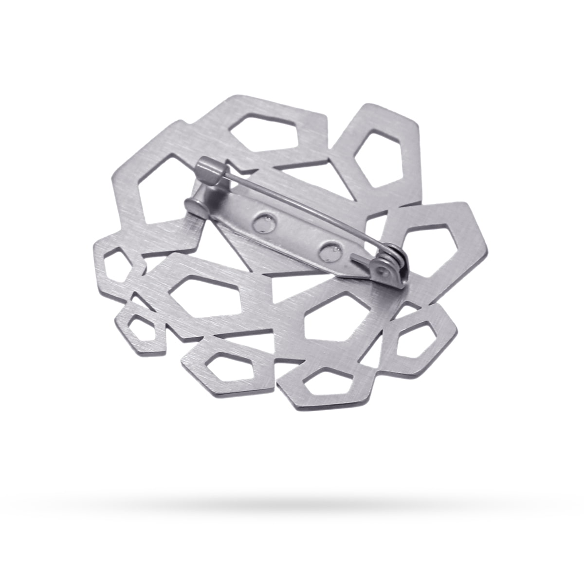 Broche Arhus Plateado Anartxy