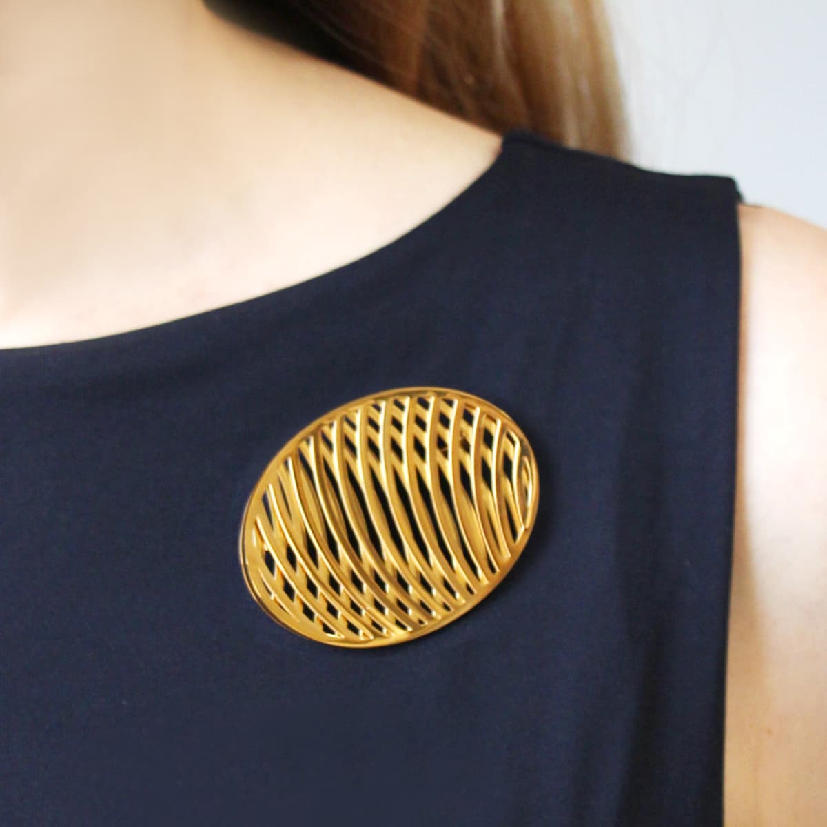 Broche Alton Dorado Anartxy