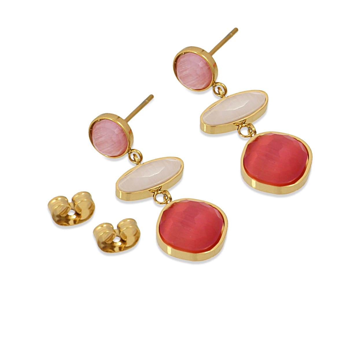 Pendientes Azafrán Rosa Anartxy