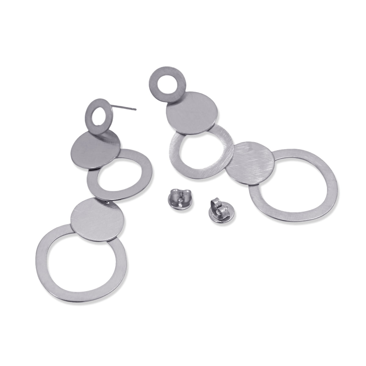 Pendientes Tirana Plateado Anartxy