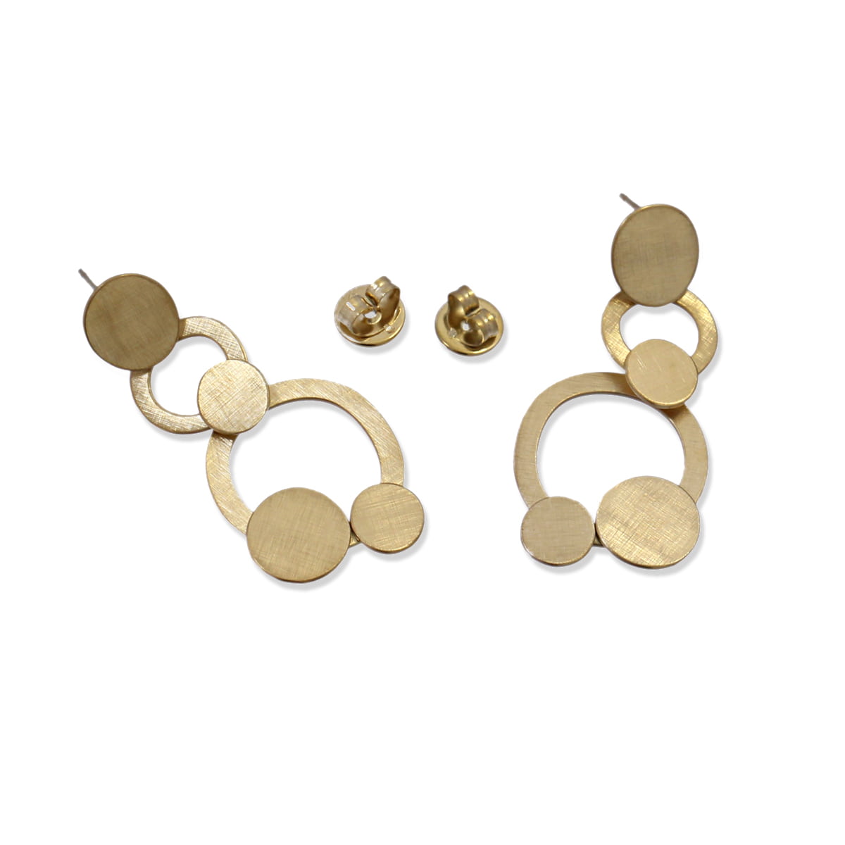 Pendientes La Valeta Dorado Anartxy