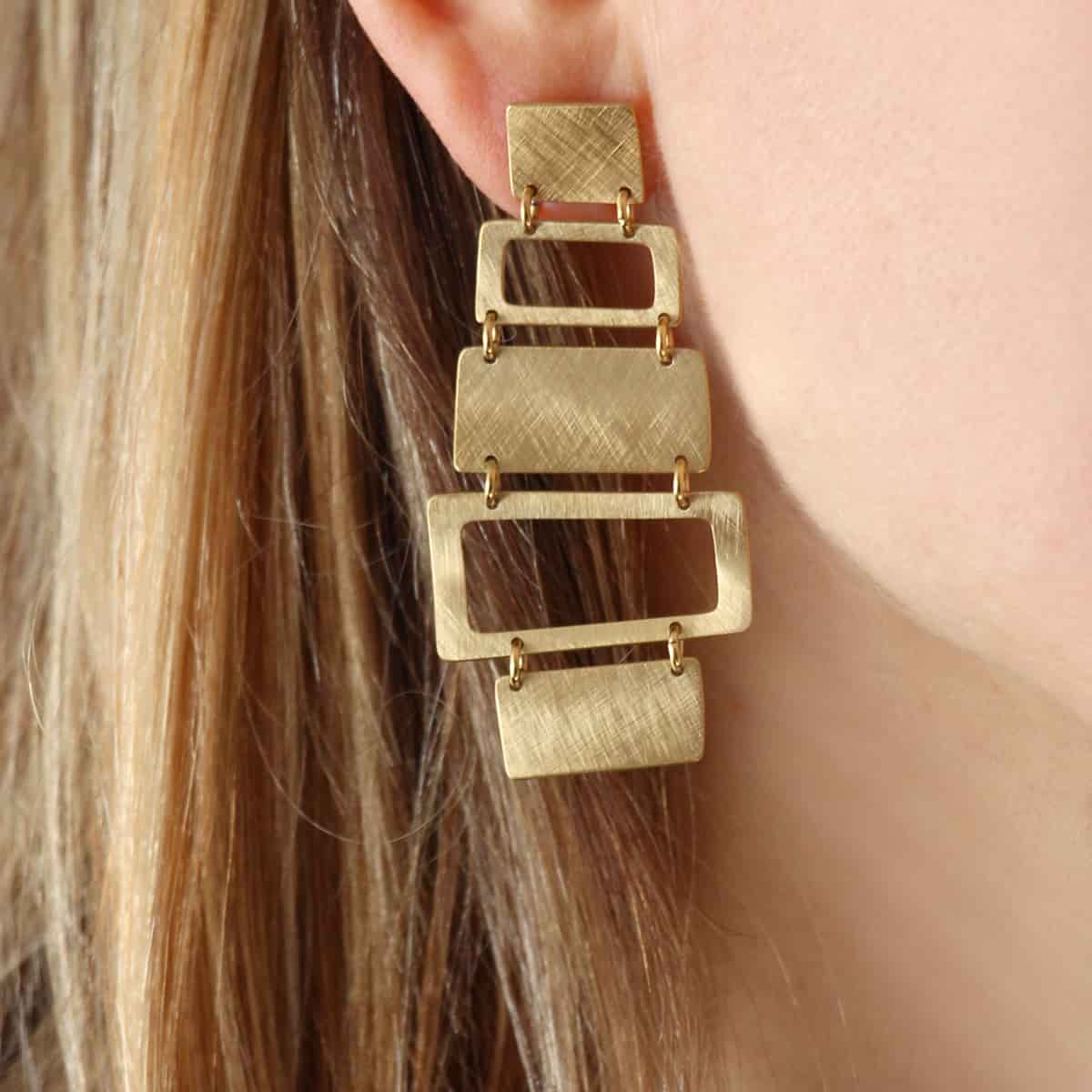 Pendientes Berlín Dorado Anartxy