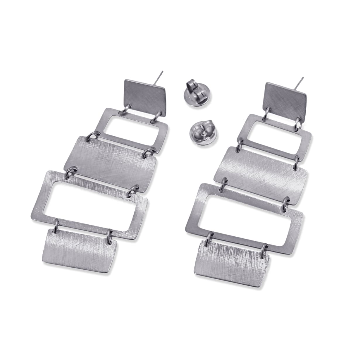 Pendientes Berlín Plateado Anartxy