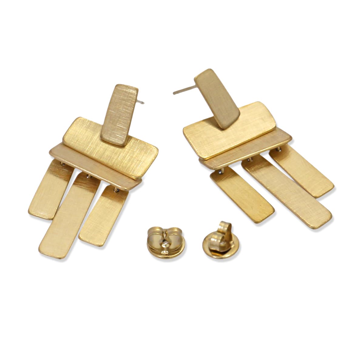 Pendientes Gibraltar Dorado Anartxy