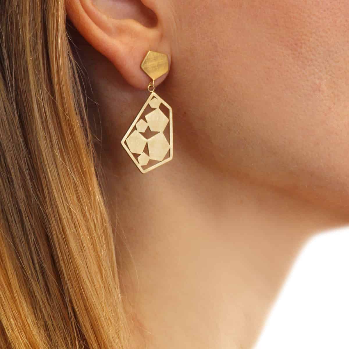 Pendientes Troms Dorado Anartxy