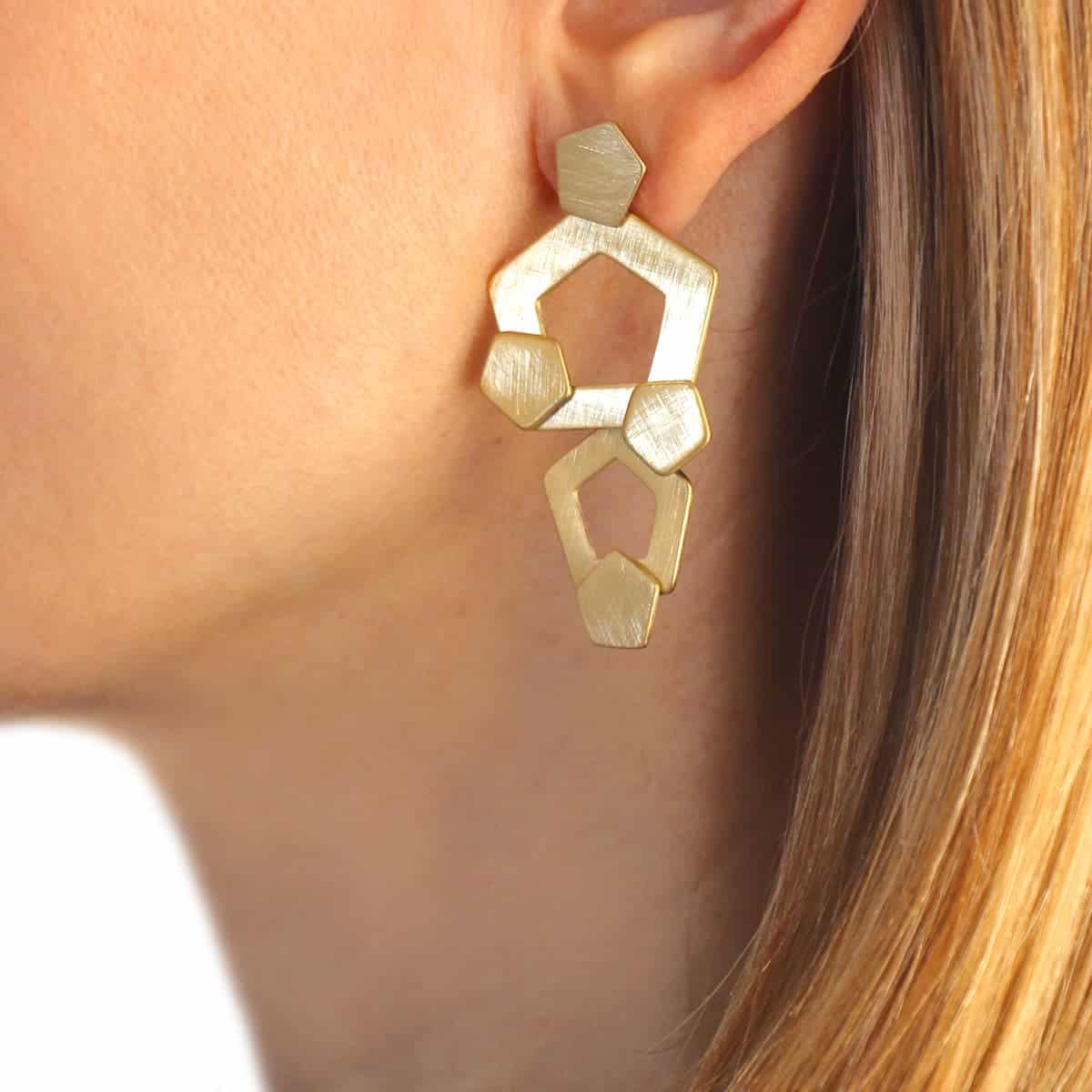 Pendientes Odense Dorado Anartxy
