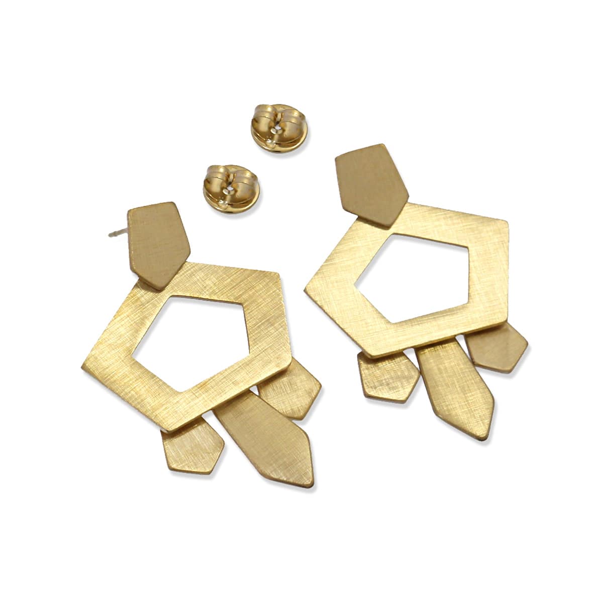 Pendientes Nuuk Dorado Anartxy